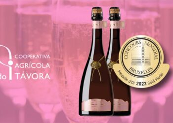 MEDALHA DE OURO PARA ESPUMANTE ROSÉ TERRAS DO DEMO NO CONCURSO MUNDIAL DE BRUXELAS 2022