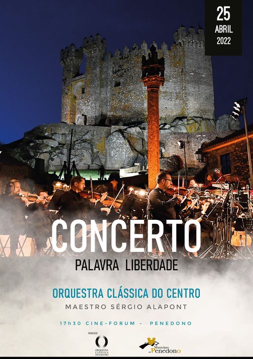 CONCERTO “PALAVRA LIBERDADE” EM PENEDONO