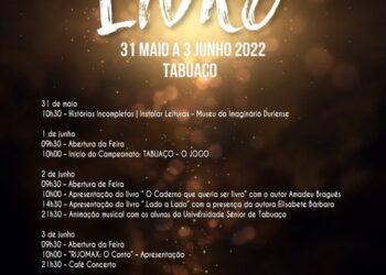 FEIRA DO LIVRO EM TABUAÇO DE 31 DE MAIO A 3 DE JUNHO