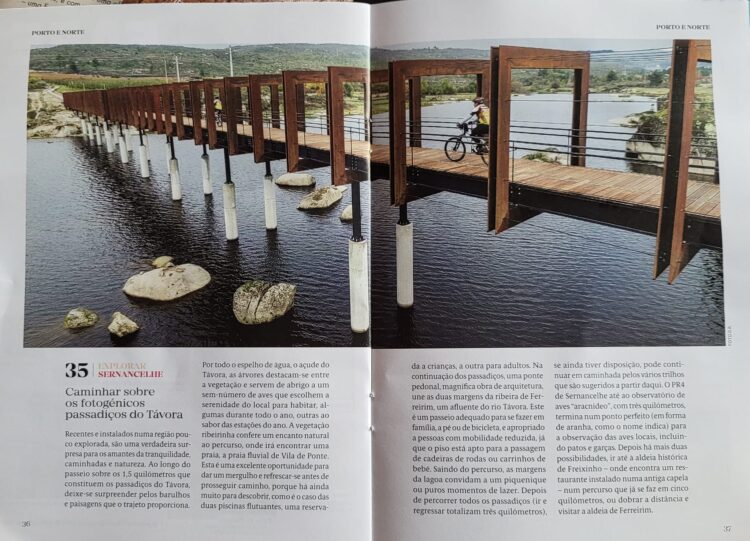 SERNANCELHE E O RIO TÁVORA NO GUIA DE VERÃO DO EXPRESSO.