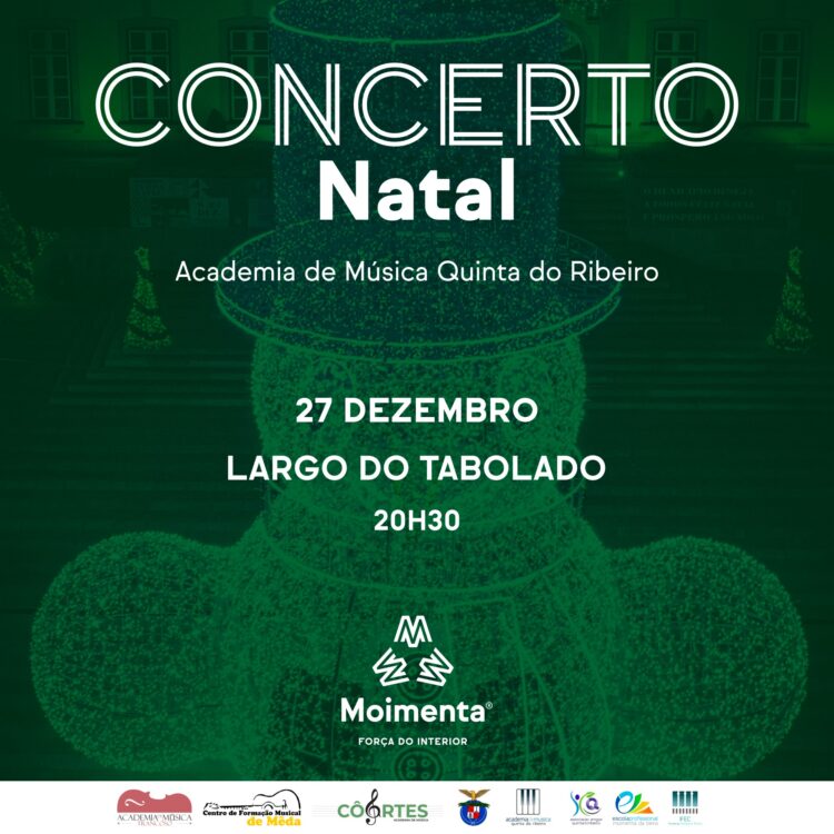 Moimenta da Beira : Concerto de Natal pela Academia de Música Quinta do Ribeiro hoje dia 27 de dezembro