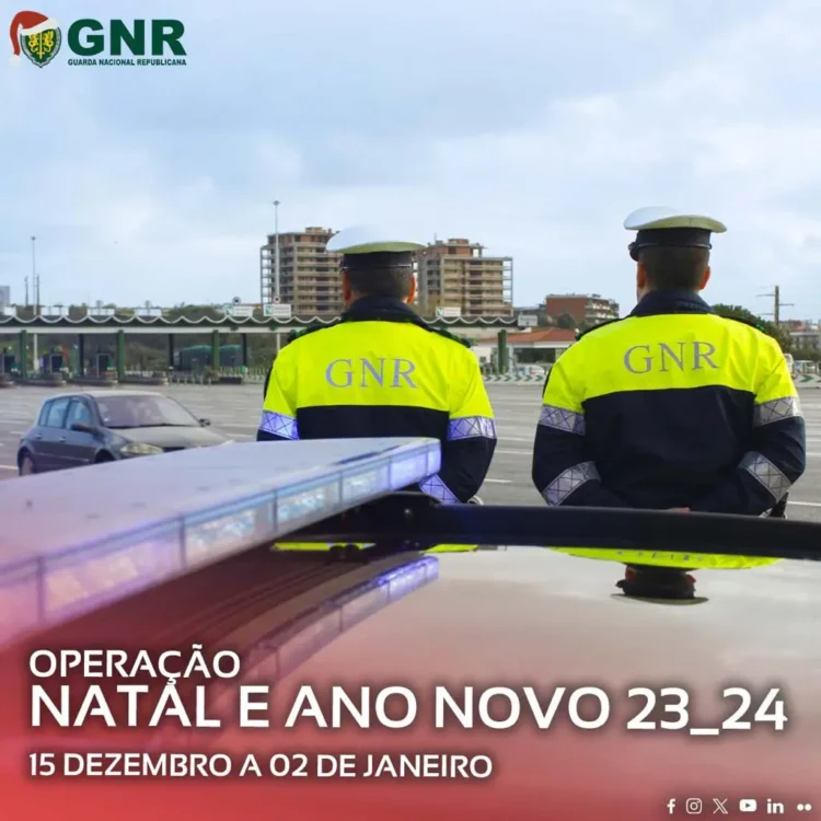 GNR inicia Operação ‘Natal e Ano Novo 2023’ na sexta-feira dia 15 de dezembro