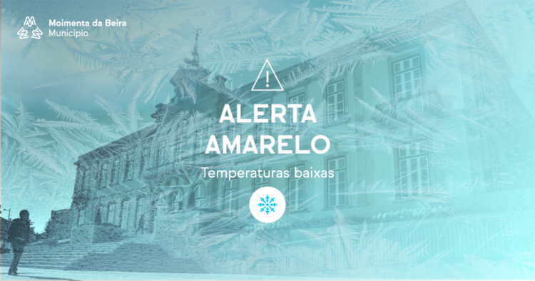 Valores baixos da temperatura mínima mantêm região em ‘Alerta Amarelo’ até amanhã