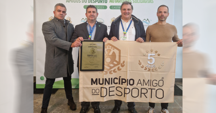 Moimenta da Beira é “Município Amigo do Desporto” pelo 5º ano consecutivo