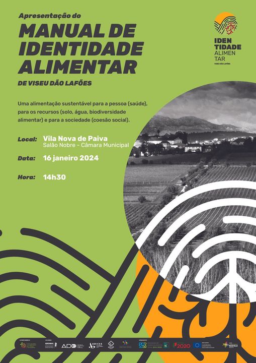 Vila Nova de Paiva : Apresentação do Manual de Identidade Alimentar de Viseu Dão Lafões no dia 16 de janeiro