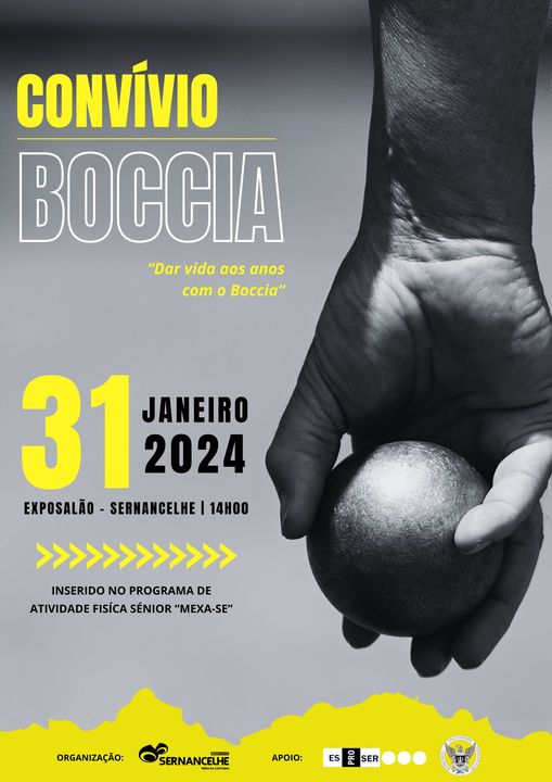 Sernancelhe : Convívio Anual de Boccia no dia 31 de janeiro